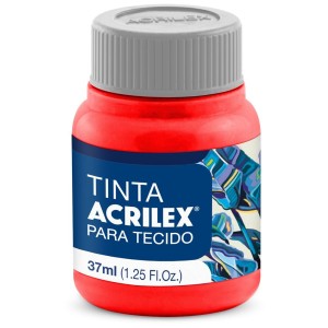 Tinta para Tecido 37ml - Vermelho Natal 984 Acrilex