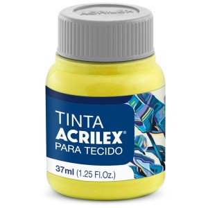 Tinta para Tecido 37ml - Amarelo Limão 504 Acrilex