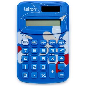Calculadora de Bolso 8 Dígitos Sonic com Adesivos 10314 Letron