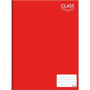 Caderno Brochura Vermelho 96 Folhas Foroni