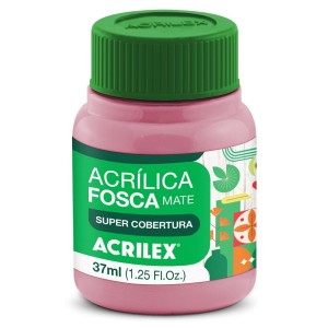 Tinta Acrílica Fosca 37ml - Rosa 537 Acrilex