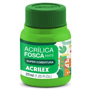 Tinta Acrílica Fosca 37ml - Verde Folha 510 Acrilex