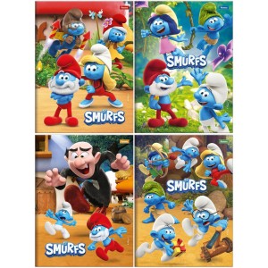 Caderno Brochura Os Smurfs 80 Folhas Foroni