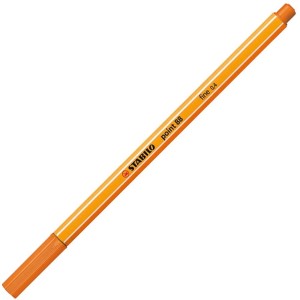 Caneta Stabilo 0.4mm Point 88/54 Laranja