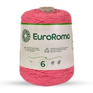 Barbante N.6 1070 - Melancia 600g EuroRoma