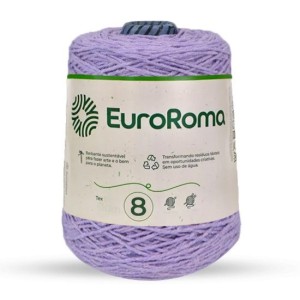 Barbante N.8 600 - Lilás Claro 600g EuroRoma