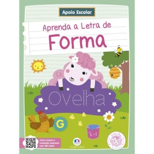 Livro Apoio Escolar - Aprenda a Letra de Fôrma Ciranda Cultural