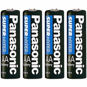 Pilha Pequena AA Super Hyper - Cartela com 4 Pilhas Panasonic