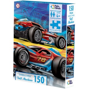 Quebra-Cabeça -  Fast Machine 150 Peças 791661 Pais e Filhos