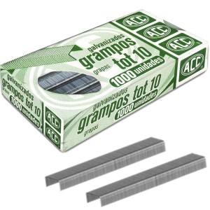 Grampo Tot 10 Galvanizado c/1000 ACC