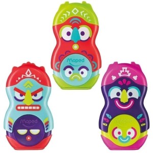 Apontador com Borracha Loopy Totem Maped