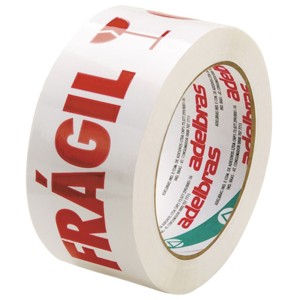 Fita Adesiva - Cuidado Frágil 48mm x 100m Adelbras