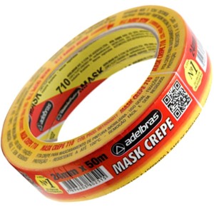 Fita Crepe Branca 24mm x 50m Adelbras