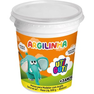 Massa de Modelar com Argila (Argilinha) 500g Uti Guti