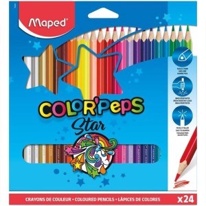 Lápis de Cor 24 Cores Color Peps Star Maped