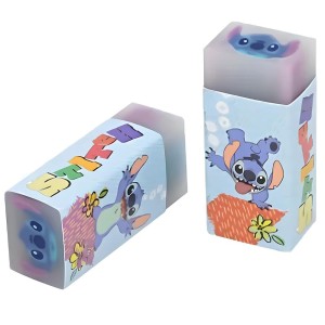 Borracha Escolar Stitch Face Disney Molin
