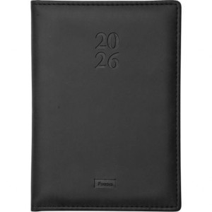 Agenda 2026 Costurada Capri Preta 176 Folhas Foroni