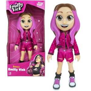 Boneca Emilly Vick - Dos Rosa 25cm 1270 Baby Brink