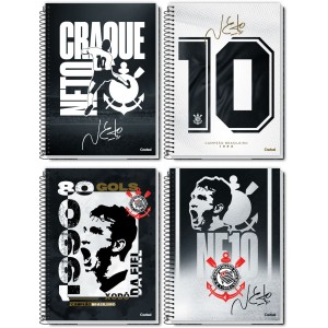Caderno 1 Matéria Craque Neto - Corinthians 80 Folhas Credeal