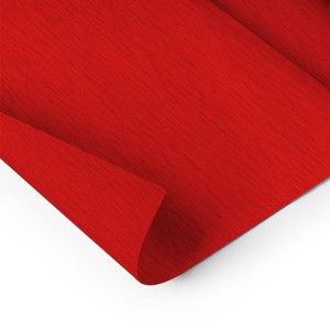Papel Crepom Impermeável 48cm x 2m - Vermelho