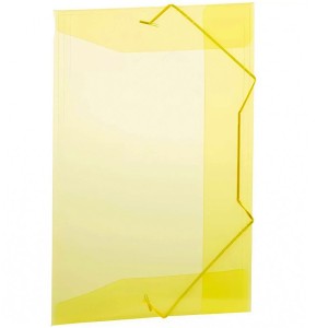 Pasta com Elástico Amarela A02B-AM Plascony