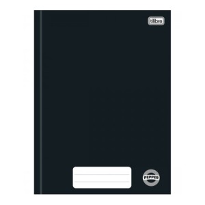 Caderno Brochura 1/4 Preto 48fls Tilibra