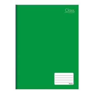 Caderno Brochura 1/4 Verde 96fls Foroni