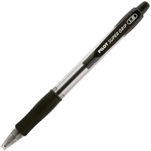 Caneta Esferográfica 1.6mm Super Grip Preta Pilot