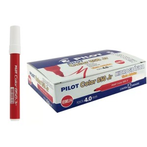 Caneta Hidrográfica Color 850 Jr - Vermelha c/12 Pilot