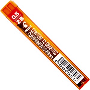 Grafite 0.5mm 2B - Tubo com 12 Minas Pilot