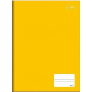 Caderno Brochura Amarelo 48 Folhas Foroni