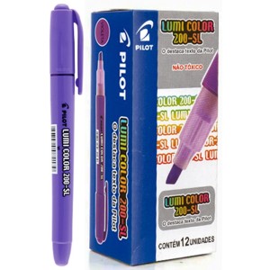 Marca Texto Lumi Color - Violeta c/12 Pilot