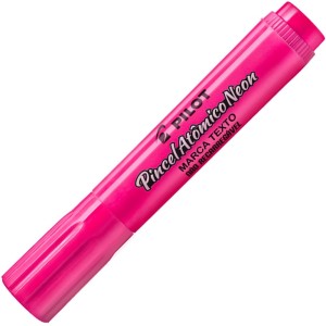 Pincel Marca Texto Atômico Neon - Rosa Pilot