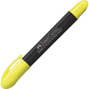 Marca Texto Gel Supersoft - Amarelo Faber Castell