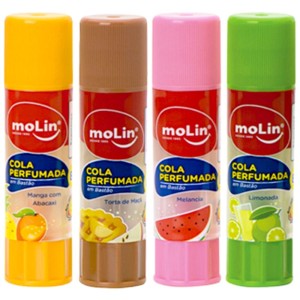 Cola em Bastão 8g Escolar Perfumada Molin