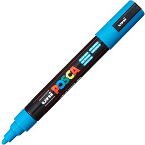 Caneta Posca PC-5M - Azul Claro Uniball