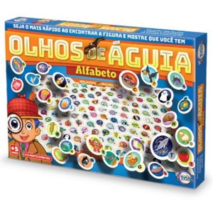 Jogo Olhos de Águia - Alfabeto 12165 Toia Brinquedos