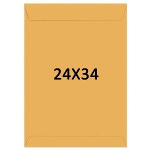Envelope 24cm x 34cm - Kraft Ouro Scrity