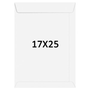 Envelope 17cm x 25cm - Branco c/10 Scrity