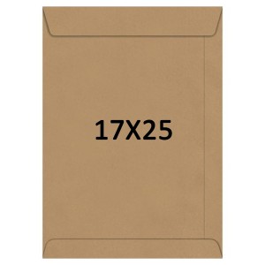 Envelope 17cm x 25cm - Kraft Natural c/250 Scrity