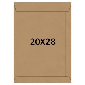 Envelope 20cm x 28cm - Kraft Natural c/250 Scrity