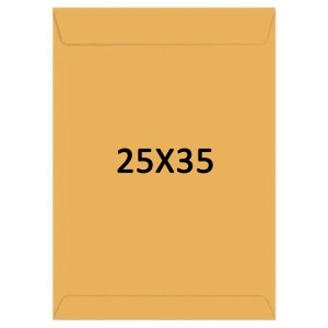 Envelope 25cm x 35cm - Kraft Ouro c/10 Scrity
