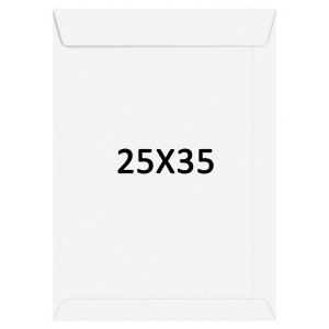 Envelope 25cm x 35cm - Branco c/250 Scrity