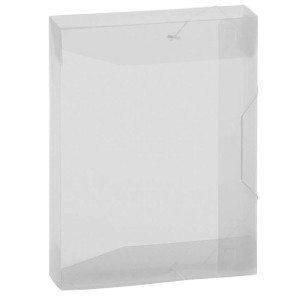 Pasta com Elástico 55mm Transparente 1025.CR ACP