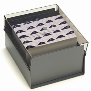 Fichário de Mesa 6x9 Preto Acrimet