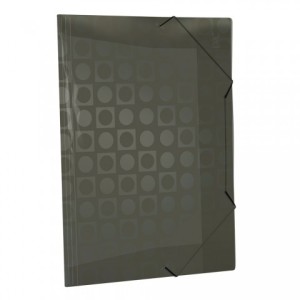 Pasta com Elástico Decorada Fumê 301FM DAC