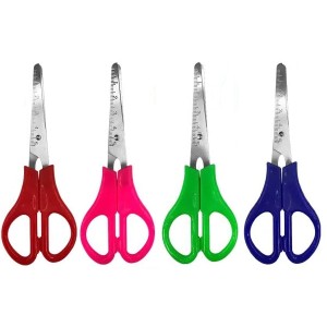 Tesoura Escolar Kids Colorida 13cm Gatte